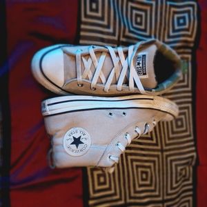 Converse 'skate mid-hi' Tan + Camo